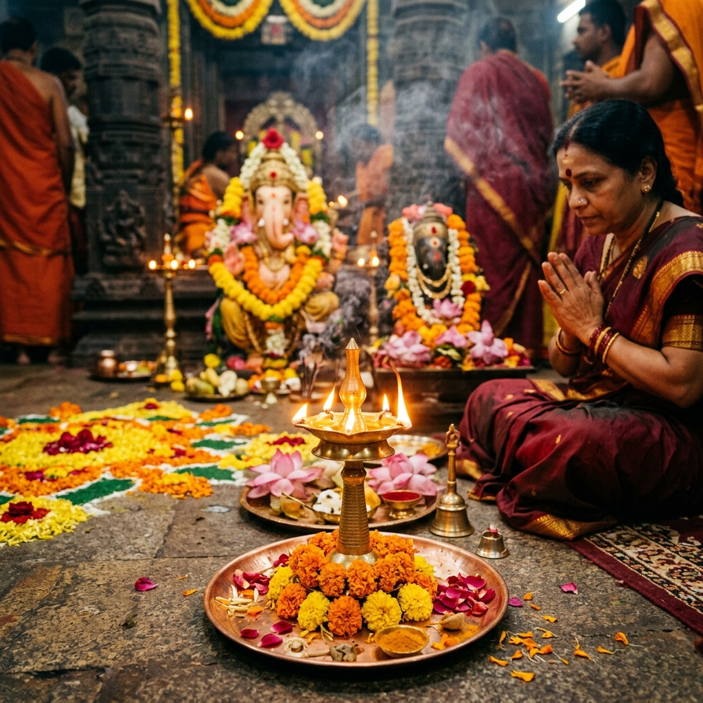 Traditional Puja Ceremony
